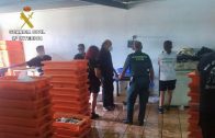 La Guardia Civil ha intervenido 914 kg. de merluza inmadura en un almacén en Ayamonte