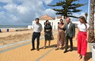 Loles López visita algunas de las inversiones y proyectos realizados en Lepe por la JA