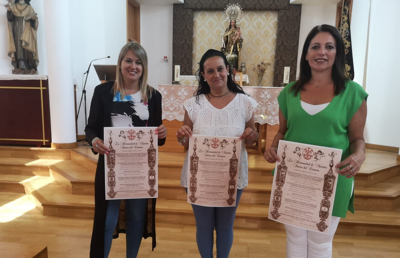 Hermandad del Carmen y Ayuntamiento presentan los actos y cultos de las Fiestas del Carmen de Lepe